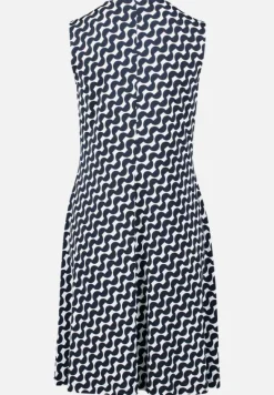 Betty Barclay Kleider*Shirtkleid ohne Arm Dunkelblau/Weiß
