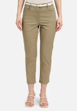 Betty Barclay Hosen*Sommerhose mit Gürtel Soft Olive