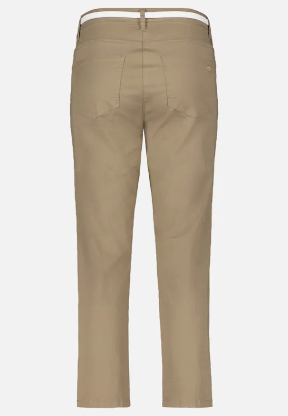 Betty Barclay Hosen*Sommerhose mit Gürtel Soft Olive
