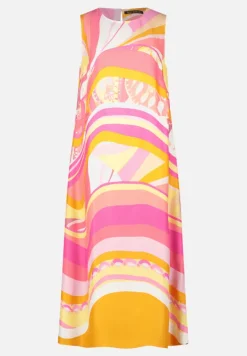 Betty Barclay Festliche Mode|Kleider*Sommerkleid mit Rundhalsausschnitt Rosé/Yellow