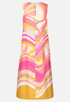 Betty Barclay Festliche Mode|Kleider*Sommerkleid mit Rundhalsausschnitt Rosé/Yellow