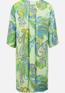 Betty Barclay Kleider*Sommerkleid mit V-Ausschnitt Green/Blue