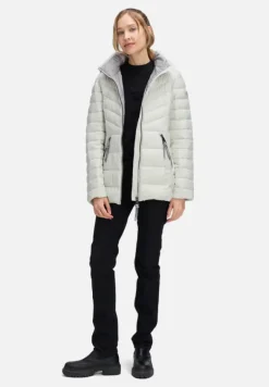 Betty Barclay Jacken*Steppjacke mit abnehmbarer Kapuze Rohweiß