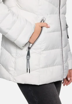 Betty Barclay Jacken*Steppjacke mit abnehmbarer Kapuze Rohweiß