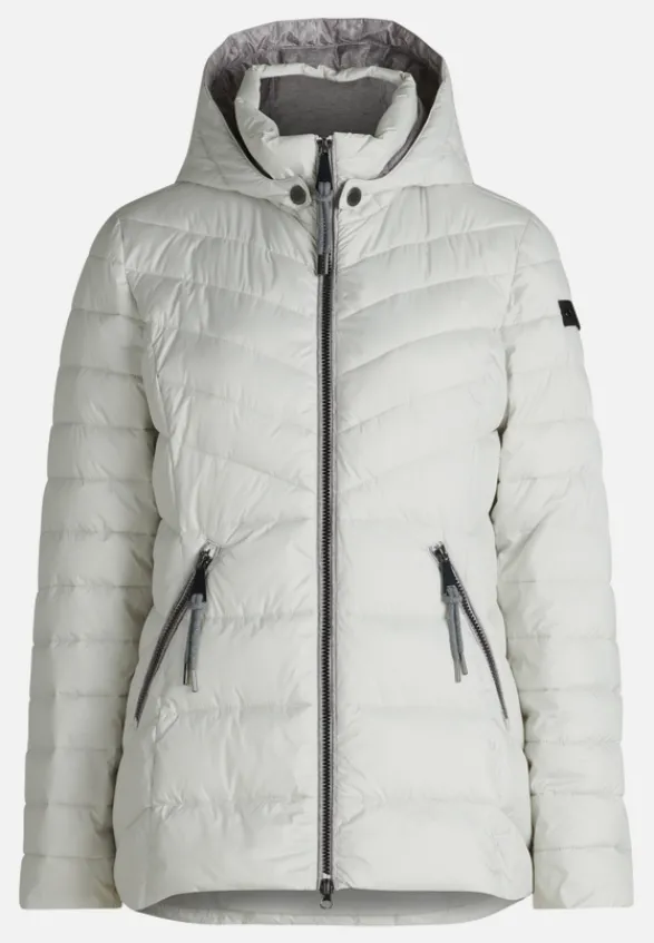 Betty Barclay Jacken*Steppjacke mit abnehmbarer Kapuze Rohweiß