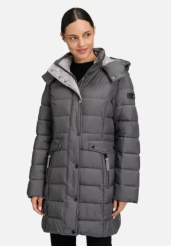 Betty Barclay Jacken*Steppjacke mit abnehmbarer Kapuze Dunkelgrau