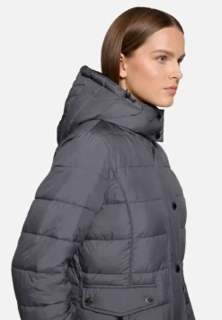 Betty Barclay Jacken*Steppjacke mit abnehmbarer Kapuze Dunkelgrau
