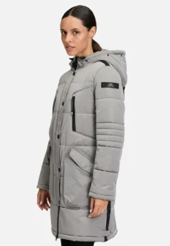 Betty Barclay Mäntel*Steppjacke mit Kapuze Silbergrau