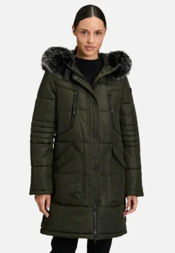 Betty Barclay Mäntel*Steppjacke mit Kapuze Dunkelgrün