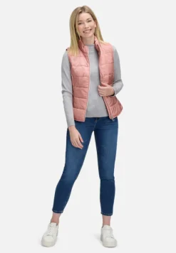 Betty Barclay Westen*Steppweste mit Reißverschluss Ash Rose