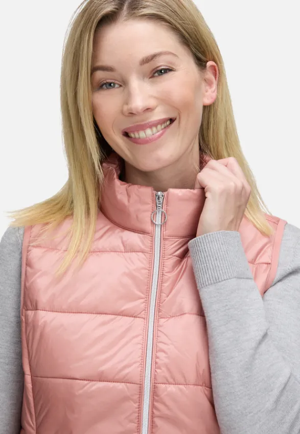 Betty Barclay Westen*Steppweste mit Reißverschluss Ash Rose