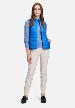 Betty Barclay Westen*Steppweste mit Reißverschluss mittelblau