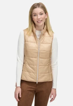 Betty Barclay Westen*Steppweste mit Reißverschluss Beige