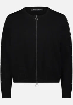 Betty Barclay Strick*Strick-Cardigan mit Reißverschluss Schwarz