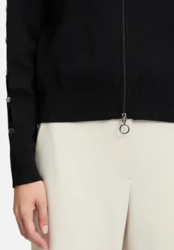 Betty Barclay Strick*Strick-Cardigan mit Reißverschluss Schwarz