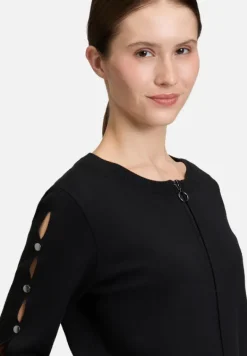 Betty Barclay Strick*Strick-Cardigan mit Reißverschluss Schwarz