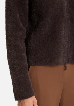 Betty Barclay Strick|Jacken*Strick-Cardigan mit Reißverschluss Light Maroon