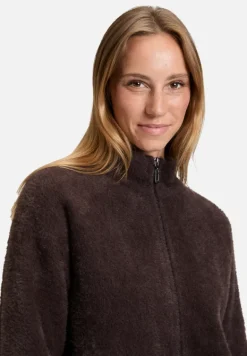 Betty Barclay Strick|Jacken*Strick-Cardigan mit Reißverschluss Light Maroon