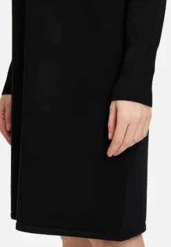 Betty Barclay Basics|Kleider*Strickkleid mit Rundhalsausschnitt Schwarz