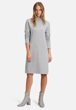Betty Barclay Kleider*Strickkleid mit Stehkragen Light Silver Melange