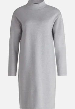 Betty Barclay Kleider*Strickkleid mit Stehkragen Light Silver Melange