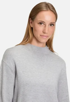 Betty Barclay Kleider*Strickkleid mit Stehkragen Light Silver Melange