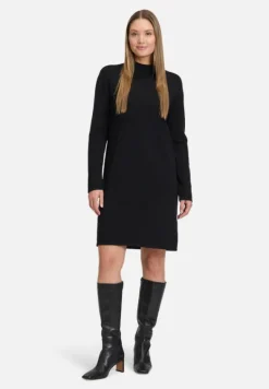 Betty Barclay Kleider*Strickkleid mit Stehkragen Schwarz