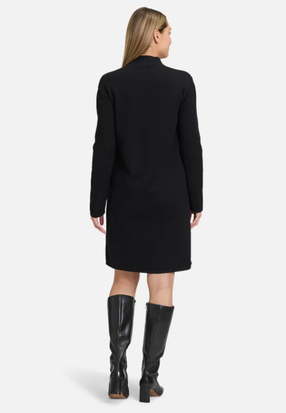 Betty Barclay Kleider*Strickkleid mit Stehkragen Schwarz