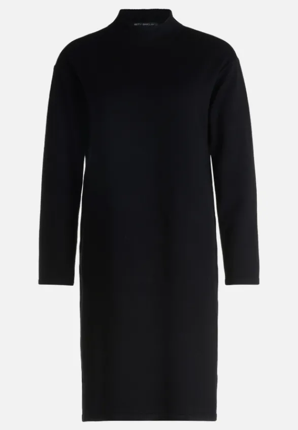 Betty Barclay Kleider*Strickkleid mit Stehkragen Schwarz