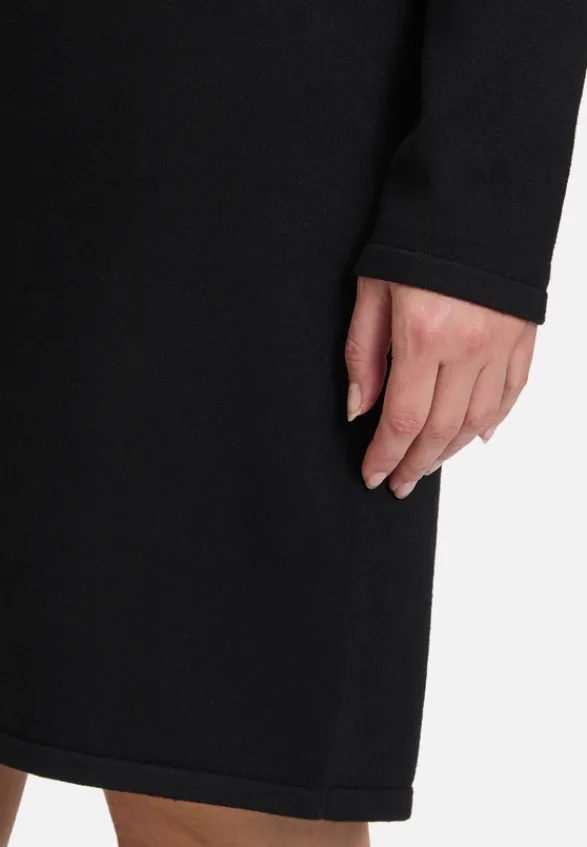 Betty Barclay Kleider*Strickkleid mit Stehkragen Schwarz