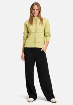 Betty Barclay Strick*Strickpullover kariert Patch Green/Grey