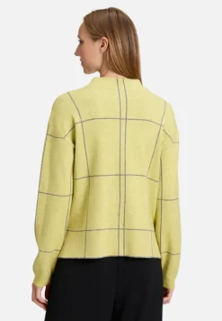 Betty Barclay Strick*Strickpullover kariert Patch Green/Grey