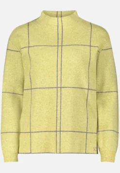 Betty Barclay Strick*Strickpullover kariert Patch Green/Grey