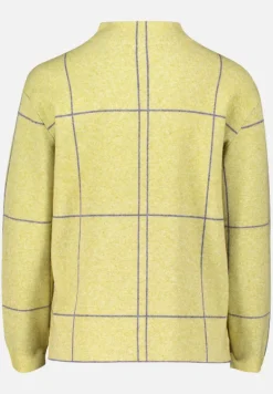 Betty Barclay Strick*Strickpullover kariert Patch Green/Grey