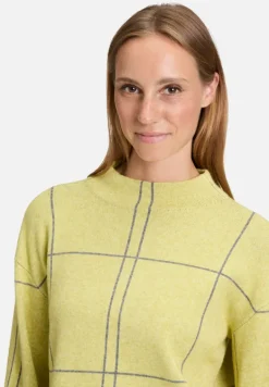 Betty Barclay Strick*Strickpullover kariert Patch Green/Grey