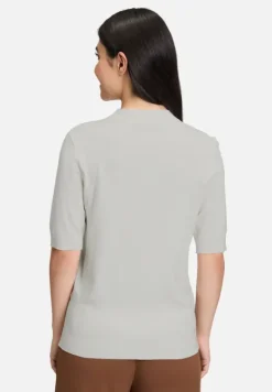 Betty Barclay Basics|Strick*Strickpullover kurzarm Rohweiß