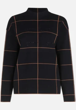 Betty Barclay Strick*Strickpullover langarm Patch Black/Brown