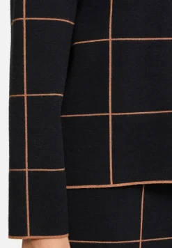 Betty Barclay Strick*Strickpullover langarm Patch Black/Brown