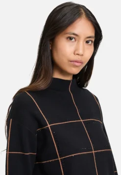 Betty Barclay Strick*Strickpullover langarm Patch Black/Brown