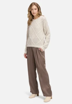 Betty Barclay Strick*Strickpullover mit Effektgarn beige