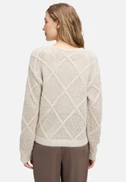 Betty Barclay Strick*Strickpullover mit Effektgarn beige