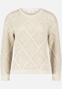 Betty Barclay Strick*Strickpullover mit Effektgarn beige