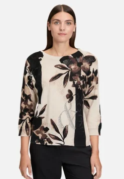 Betty Barclay Strick*Strickpullover mit Fledermausärmeln Beige/Braun