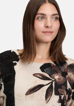 Betty Barclay Strick*Strickpullover mit Fledermausärmeln Beige/Braun