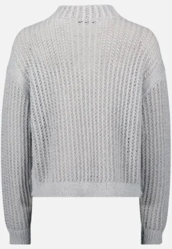 Betty Barclay Strick*Strickpullover mit hohem Kragen grau