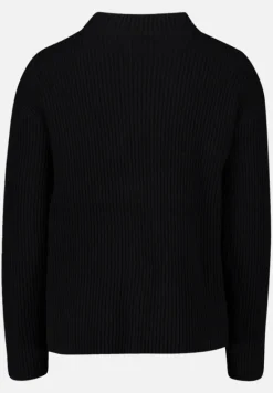 Betty Barclay Strick*Strickpullover mit Intarsie Patch Black/Beige