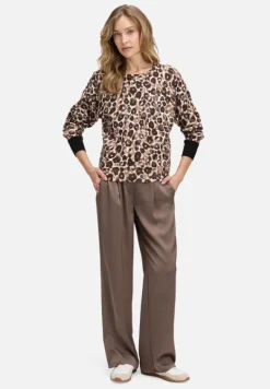 Betty Barclay Strick*Strickpullover mit Jacquard Taupe/Beige