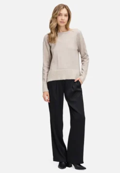 Betty Barclay Strick*Strickpullover mit Pailletten Taupe Melange
