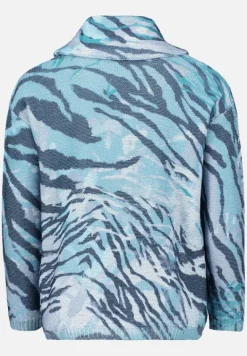 Betty Barclay Strick*Strickpullover mit Print Mint/Grey