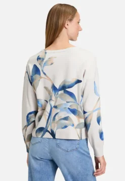 Betty Barclay Strick*Strickpullover mit Print Grey/Blue